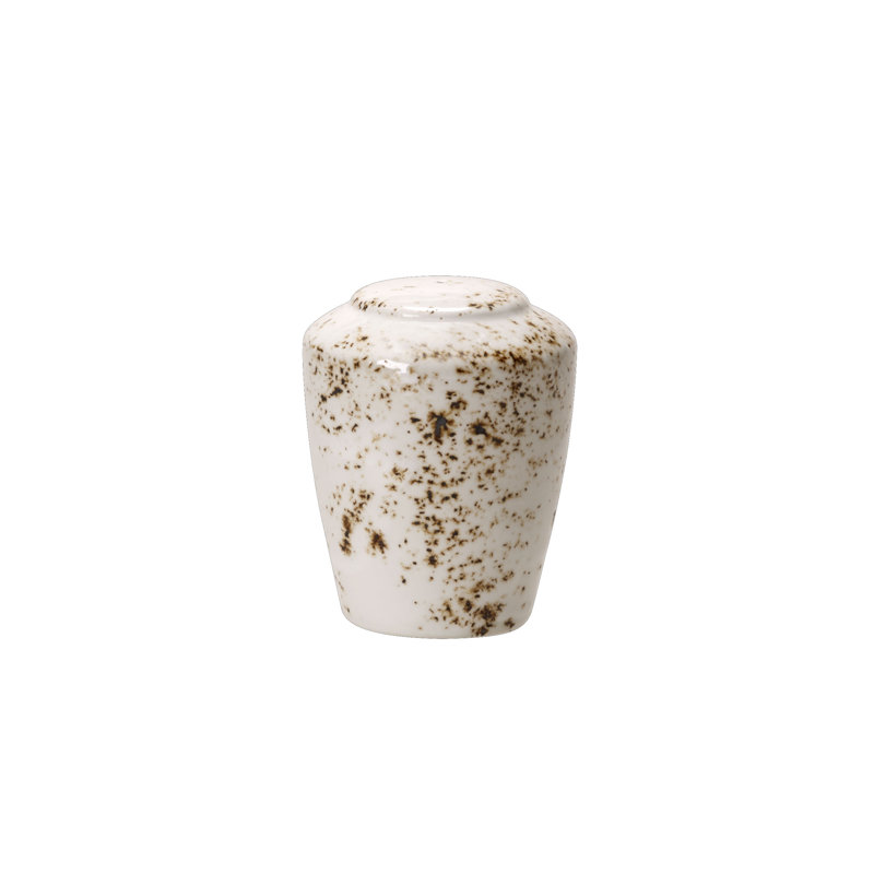 Artisanat blanc poivre Madison, H 3,00 po x l 2,25 po, Salière