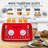 4 Slice Retro Style Toaster, Dual Control Toaster , 6 Browning Settings, Bagel/Defrost Functions, Removable Crumb Tray, Stainless Steel Housing 1650W, Red