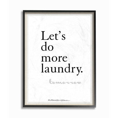 Do Do Laundry Laundry Demain Bath Bath Design par Patrick Reid O'Brien - impression d'art textuel