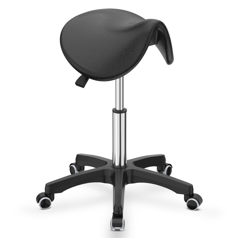 Tabouret de laboratoire à hauteur réglable Ellengard, Noir