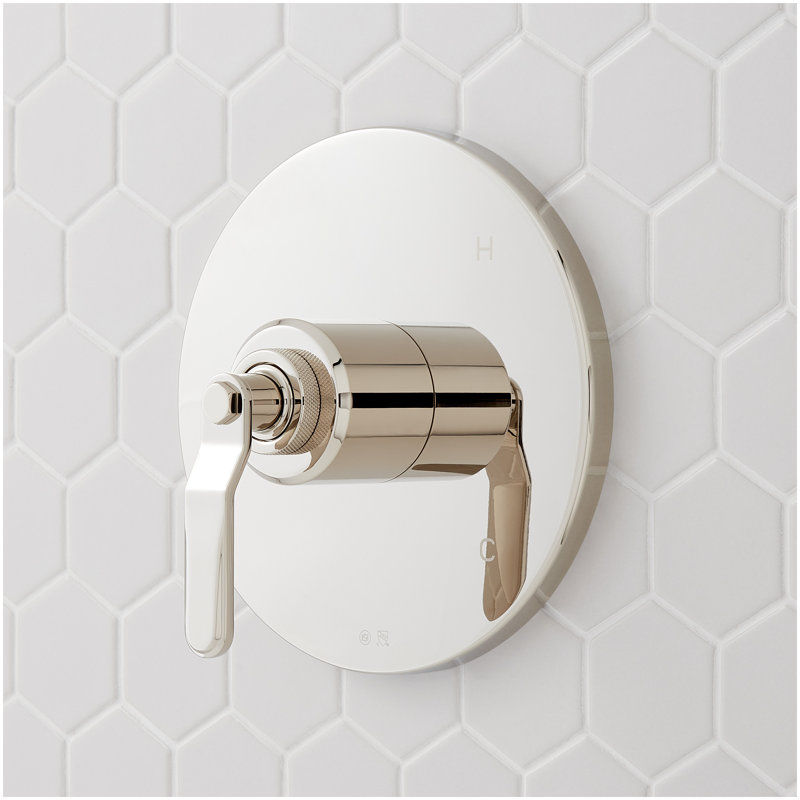 Gunther Pressure Balance Shower System - Polished Nickel, Polished Nickel