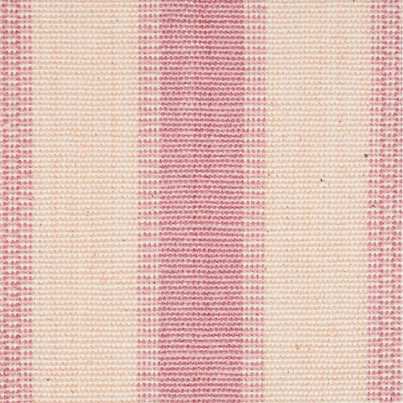 Schumacher x A Rum Fellow Ipala Hand Woven Stripe Fabric, Pink