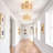 Eshe Rattan Semi Flush Mount