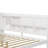Wooden L-Shape Daybed with Seven Storage Cabinets and Two Storage Drawers, Multi-functional Bed with Study Desk and Built-in Bookshelf, White
