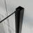 32"X 72" Pivot Bifold Frameless Glass Shower Door 1/4 Inch (6Mm) Tempered Clear Glass Swing Shower Panel In Black Finish, Reversible Installation-121957843