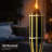 Sorbus 48" Bamboo Outdoor Tiki Torches (Set of 12) - Decorative Garden & Backyard Lights