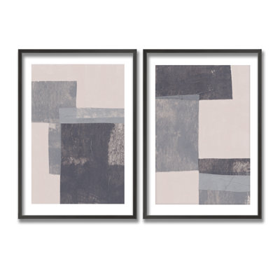 Gray Blocks By Alisa Galitsyna Print