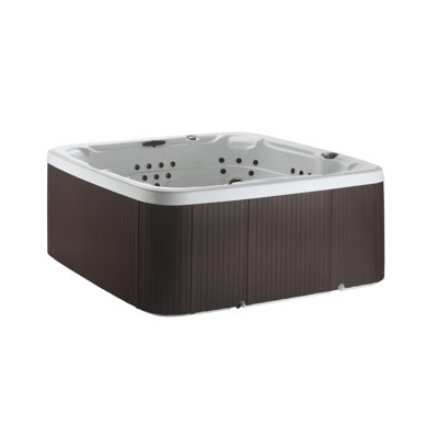 Lifesmart Spas LS700DX 230 Volt 7-Person 90-Jet Square Hot Tub with Ozonator -  Lifesmart Spas and Saunas, 401431510600.22
