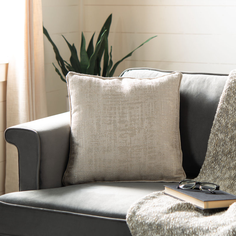 Okeefe Cotton Reversible Throw Pillow