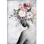 Couronne florale fraîche - reproduction sur toile tendue-50109902