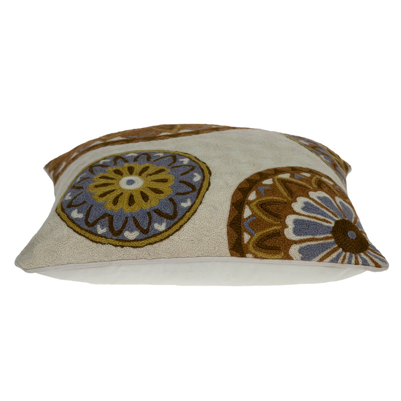 Parkland Collection Klover Beige Throw Pillow