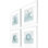 Coastal Mosaic S/4 Print by Poesia Propac Images