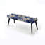 Banc rembourré noir-135457544