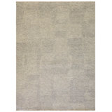 New Indian Illusion Block Wool On Cotton 9Ftx12ft3in Ivory