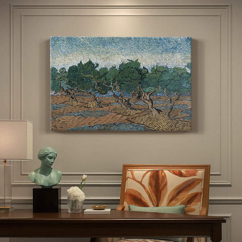 Olive - Vincent van Gogh - Toile tendue avec châssis - 1889, 24 x 36