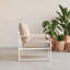 Chaise d'extérieur moderne simple en aluminium