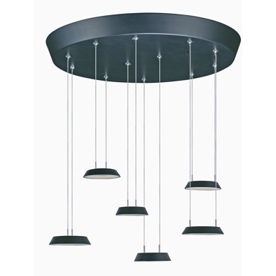 Luminaire suspendu en grappe 6 lumières Albali