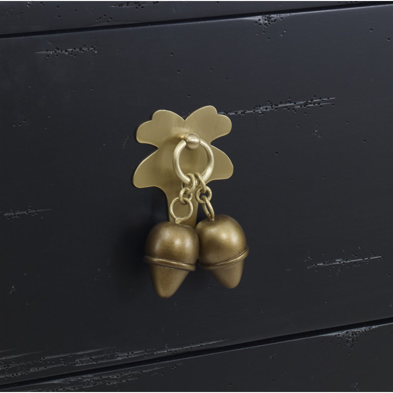 Acorn Accent Chest, Ebony