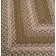 Bryiana Farmhouse Braided Jute Green Area Rug