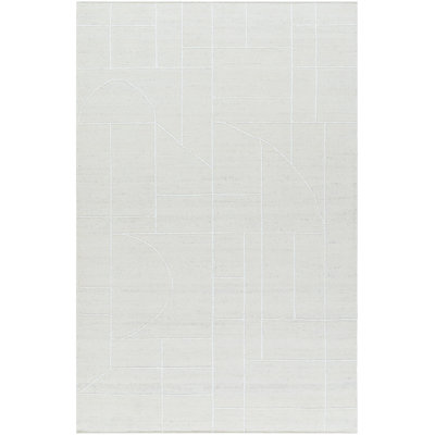 Hand Tufted Wool Geometric Rug