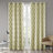 Blakesly Printed Ikat Blackout Single Curtain Panel-938439462-938439457