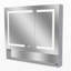 Armoire à pharmacie à fixation en surface avec 4 tablettes réglables Kolambe-88065906-88065905