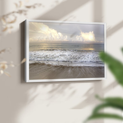 Ebbing Wave -Framed Print - Restickable
