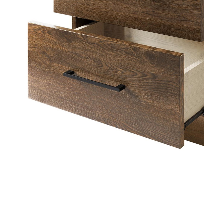 4 Drawers Chest , Walnut
