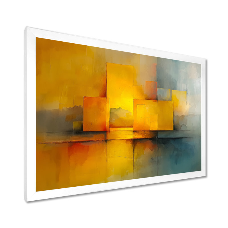 Wendland - Abstract Wall Art, Reproduction encadrée d'une seule photo, H 24 po x l 32 po, Blanc