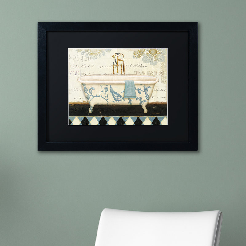 «Marche de fleurs Bath II» par Lisa Audit, reproduction d'art sur toile, H 11 po x l 14 po x P 0,5 po