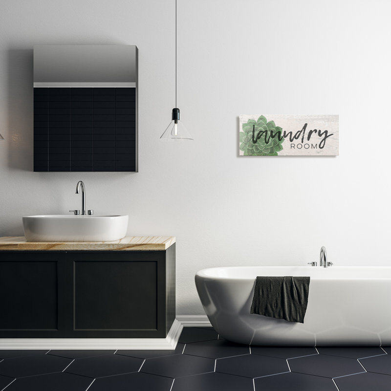 Laundry Room, impression panoramique sur toile, H 10 po x l 24 po