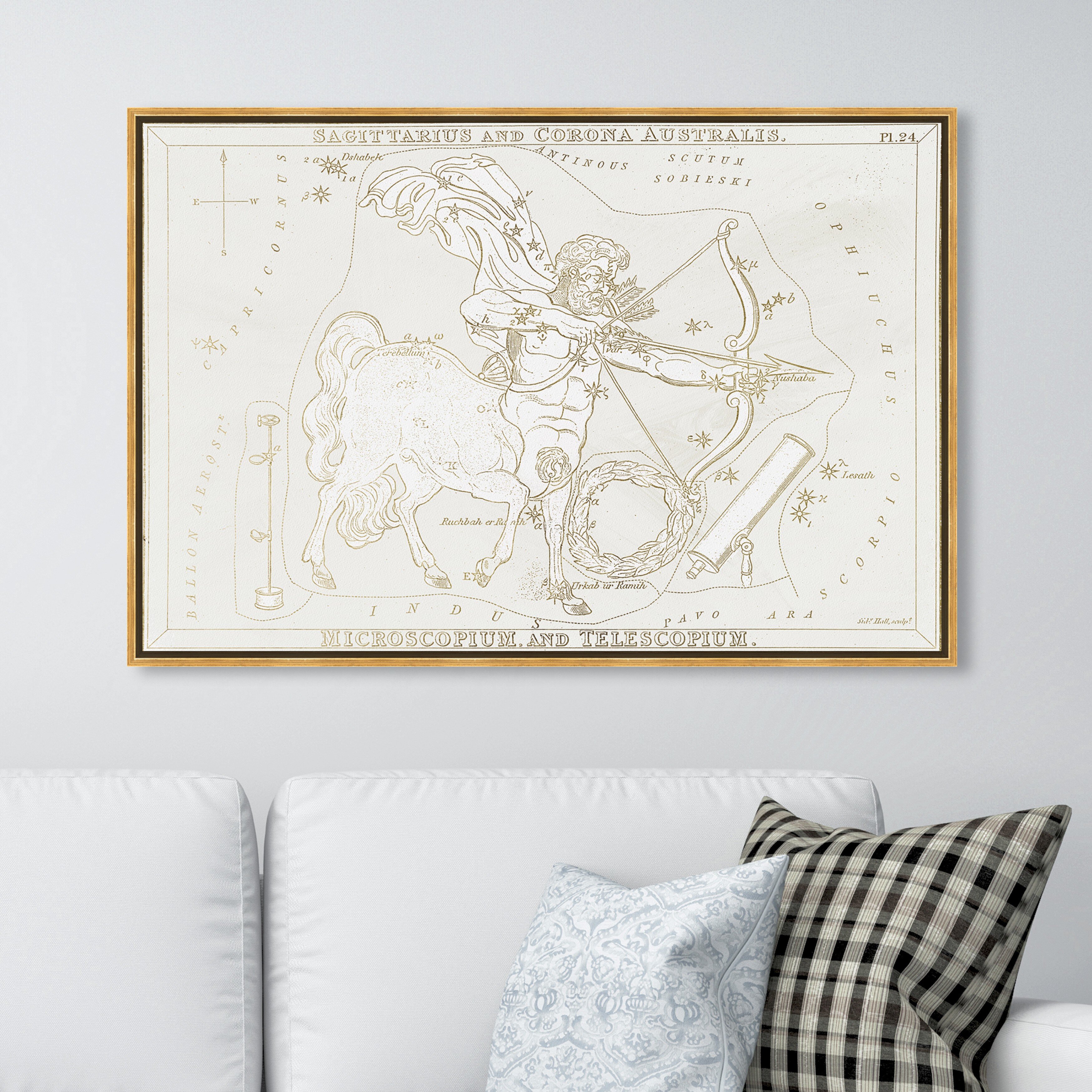 Mémoire d'un Sagittarius  Zodiac Wall Art by Oliver Gal