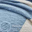 7 pièces courtepointe réversible double / grand avec taies décoratives assorties - bleu marine, bordure solide, matériau en microfibre pour l'euro et oreillers de conception traditionnelle, facile d'entretien