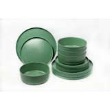 Jeane Melamine Dinnerware - Service for 4