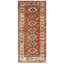 Antique Tribal Caucasian Rustic Geometric Kazak Rug