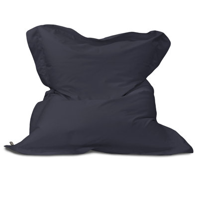 rucomfy Beanbags Giant Indoor/Outdoor Squashy Squarbie Bean Bag. Use as Cushion, Chair or Lounger. Water & UV Resistant 170 x 130cm