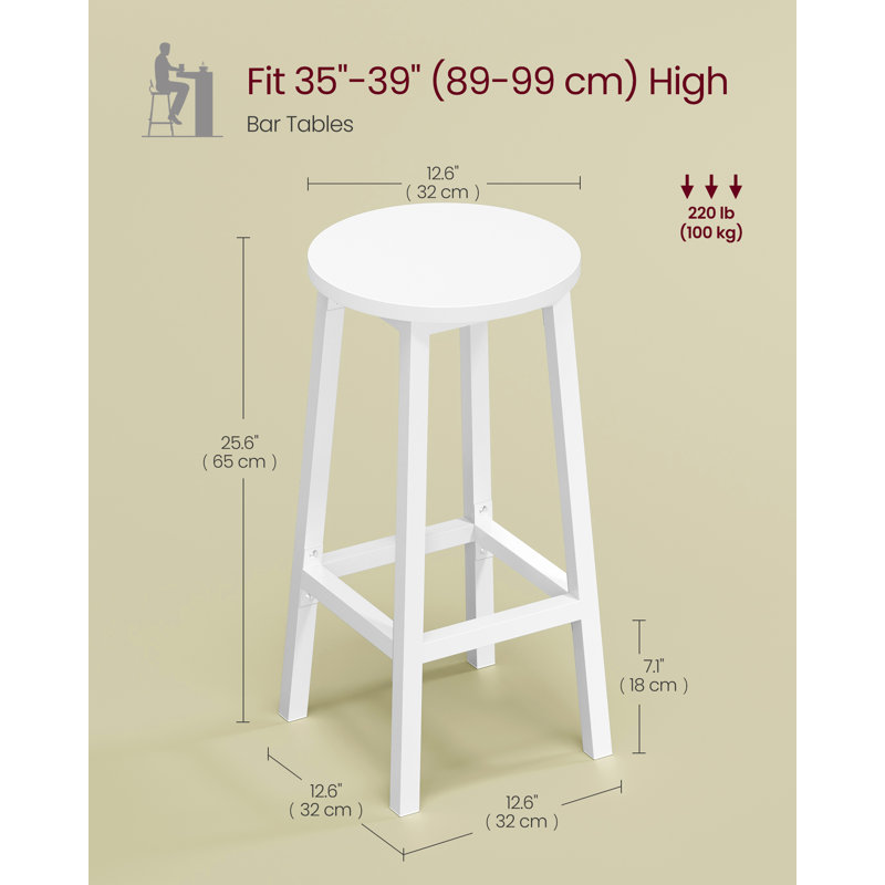 Counter Stool with Metal Frame