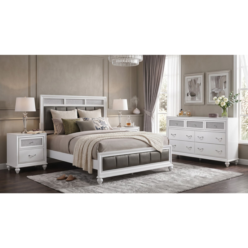 Brielle White Queen 4-Piece Bedroom Set
