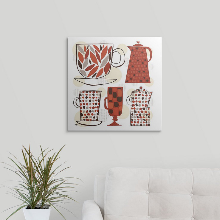 « i » par michael mullan, impression Spotted Kitchen, H 20 po x l 20 po x P 1,5 po, Toile