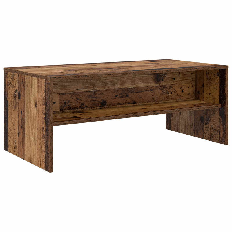 Coffee Table with Storage, Old Wood