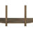 Curved 1-Drawer Console Table - Toffee