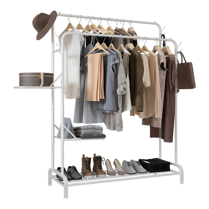 110cm Clothing Rack, White