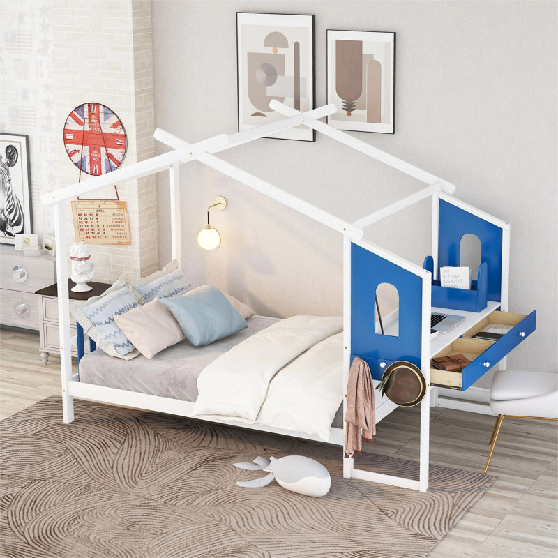 Friedler Platform Storage Bed Frame With Headboard