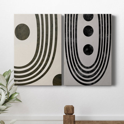 " Tubular Abstract I " 2 Piece Art Color Photography Print
