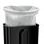 13 gallons Marchepied rectangulaire en acier inoxydable