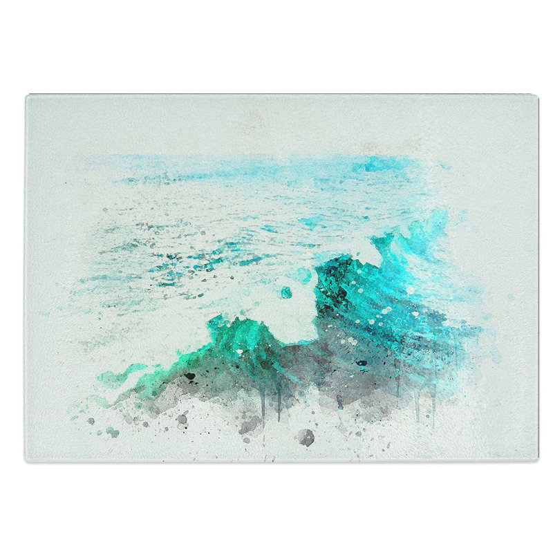 Glass La Jolla in San Diego in Abstract Chopping Board, 28.5 cm W x 20 cm L
