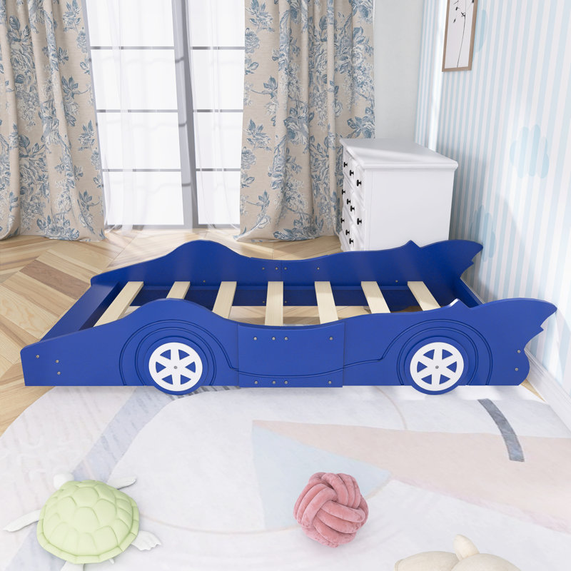 Lit de jour pour enfants Aistis, Bleu, Lit simple