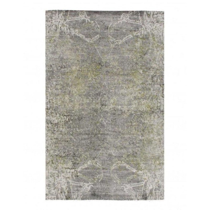 Abstract Area Rug in Gray