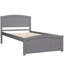 Lit plateforme en bois avec tête de lit, pied de lit et lattes de bois (lit)-1143136704