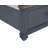 Wauneta Sleigh Bed With Storage Footboard, Corduroy Blue Finish-100231900